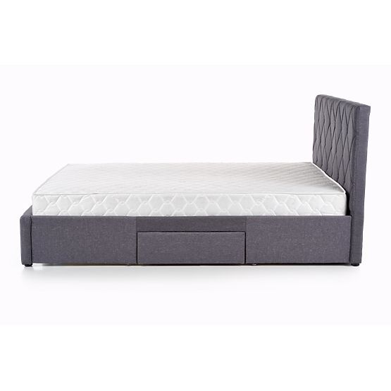 BETINA 160 Bed with Drawers Gray (4p=1pc)