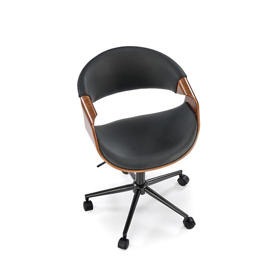 BILBO Office Chair Black/Walnut (1p=1pc)