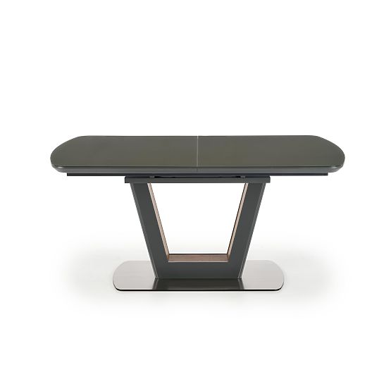BILOTTI extendable table in matte anthracite / walnut (3p=1pc)