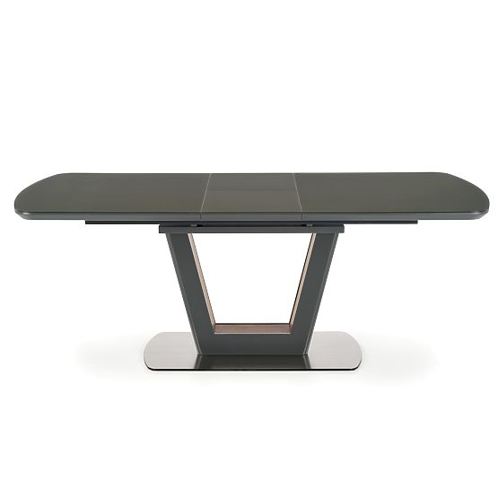 BILOTTI extendable table in matte anthracite / walnut (3p=1pc)