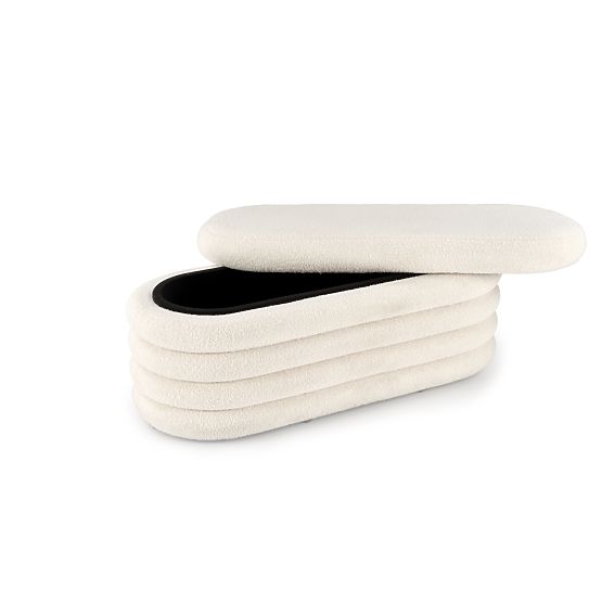 BLISS Bench with Storage, Cream (1p=1pc)