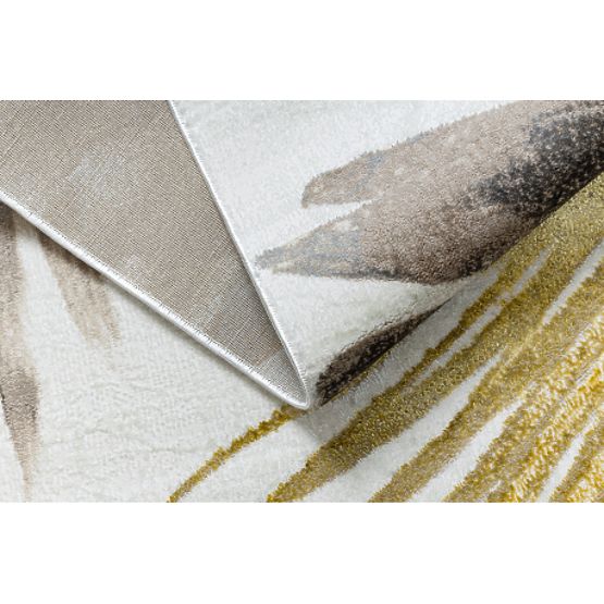BLISS Z216AZ137 Rug Cream / Gold - Palm Leaves, Modern, Textured