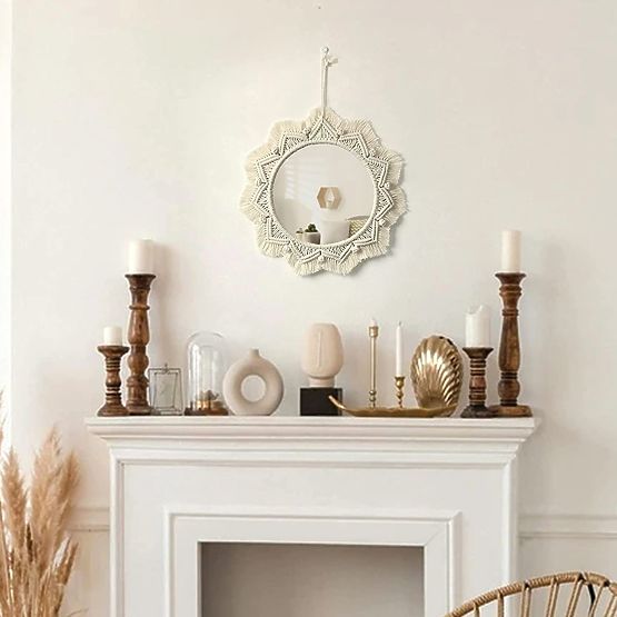 BOHO Wall Mirror - 50 cm