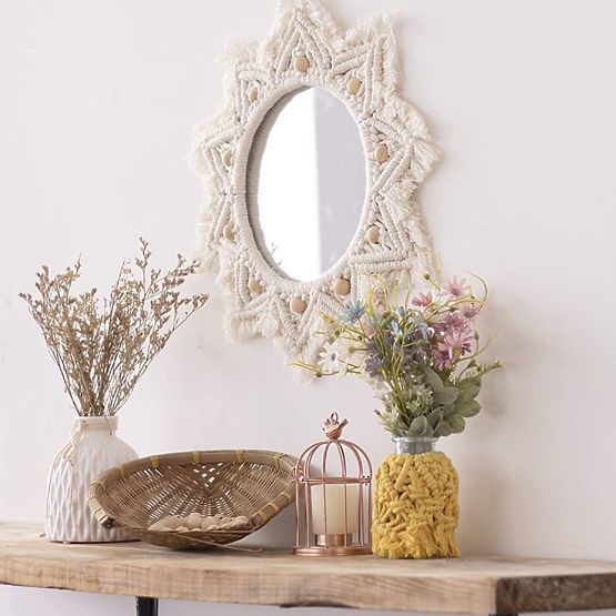BOHO Wall Mirror - 50 cm