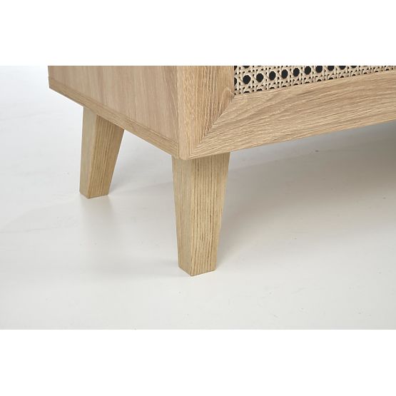 BORNEO KM-2 Chest of Drawers Oak Artisan/Black (1p=1pc)