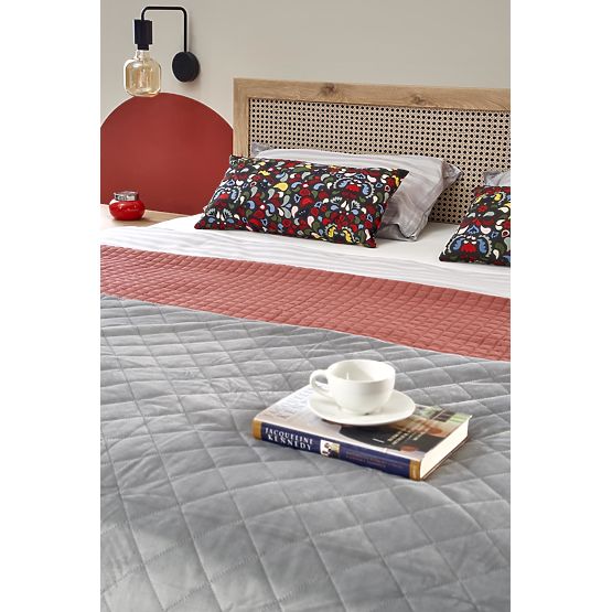 BORNEO LOZ-160 Bed 160 Artisan Oak/Black (4p=1pc)