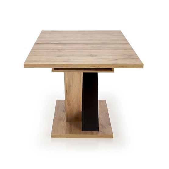 BRANDON Extendable Table 160-200/90 cm Oak Wotan/Black (2p=1pc)