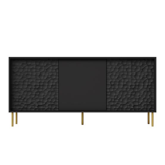 BULLET KM-1 Black Dresser, Legs: Gold (2P=1PC)