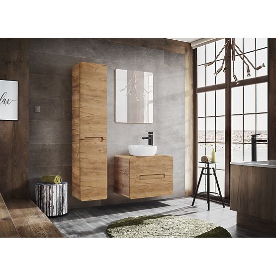 Cabinet for Countertop Sink 60 cm 2 Drawers