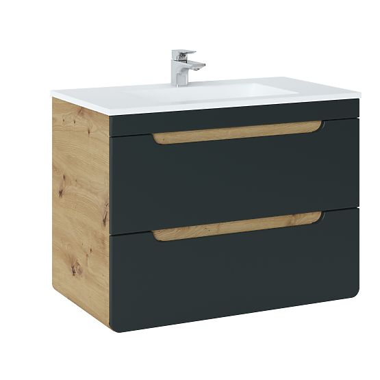 Cabinet Under Sink 80 cm 2 Drawers