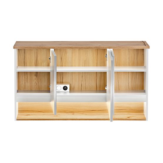 Cabinet with Mirror 120 cm 3 Doors