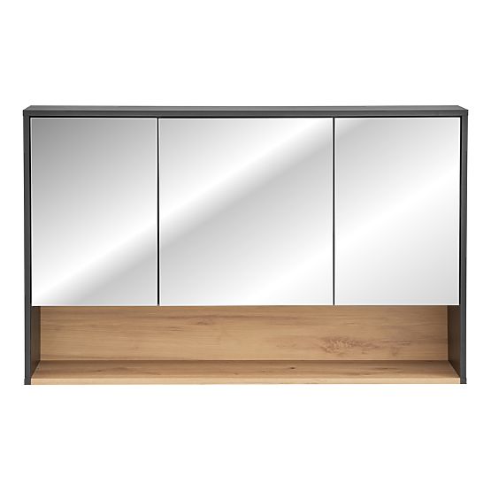 Cabinet with Mirror 120cm 3 Doors