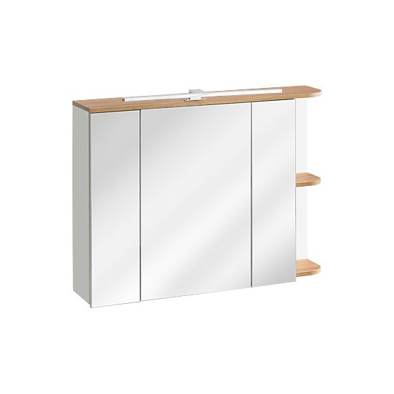 Cabinet with Mirror 90cm 3 Doors