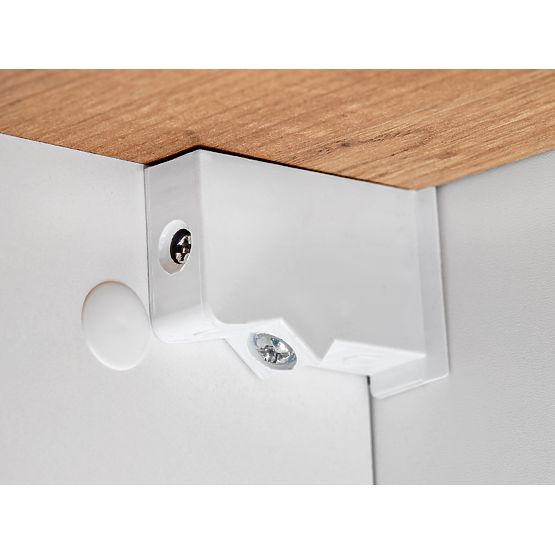 Cabinet with Mirror 90cm 3 Doors