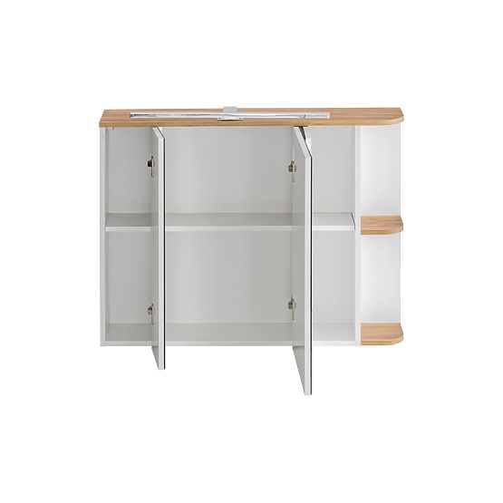 Cabinet with Mirror 90cm 3 Doors