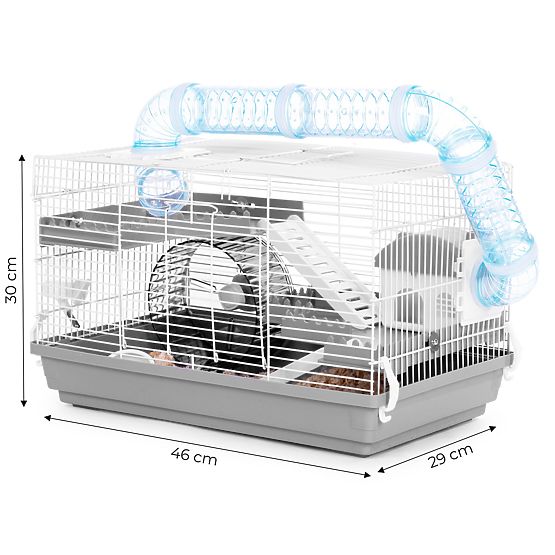 Cage for Hamster, Guinea Pig, and Rodents with Full Equipment