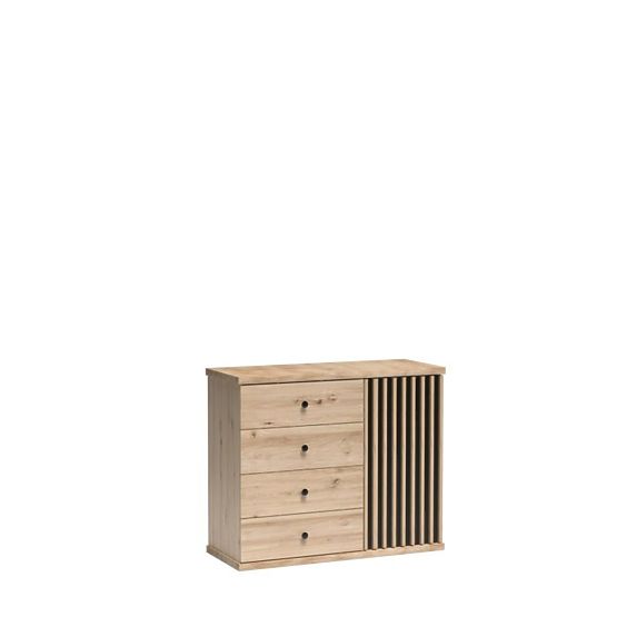 CALI Dresser with Drawers, C5 Artisan Slats