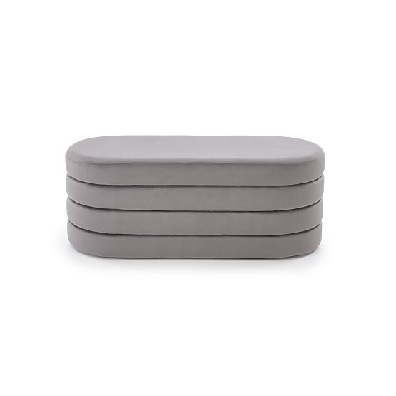 CALPI Bench with Storage, Gray (1p=1pc)
