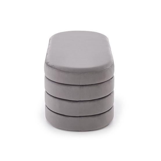 CALPI Bench with Storage, Gray (1p=1pc)