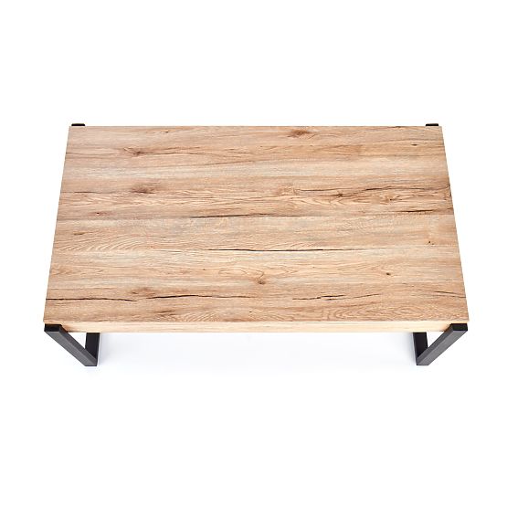 CAPRI Coffee Table Oak San Remo / Black (1p=1pc)