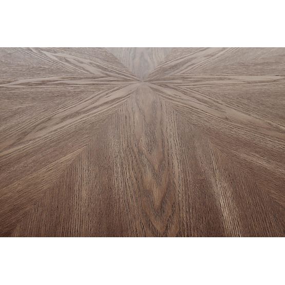 CARMELO round table, top - walnut, leg - black (3p=1pc)
