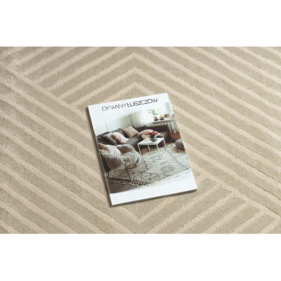 Carpet BALANCE 1503 taupe - Geometric, structural, glamour