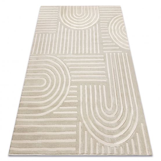 Carpet BALANCE 1918 taupe - Geometric, structural, glamour