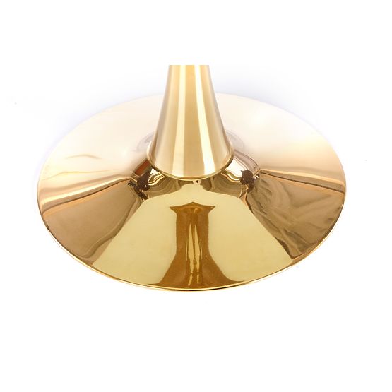 CASEMIRO Table Top - White Marble, Leg - Gold (2p=1pc)