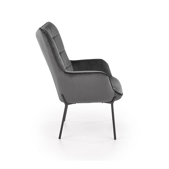 CASTEL Relaxation Chair Black / Light Gray