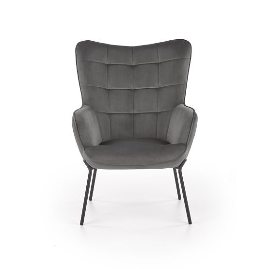 CASTEL Relaxation Chair Black / Light Gray