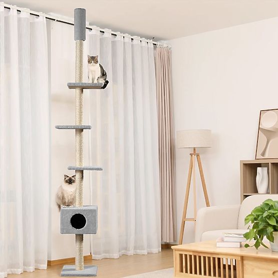 CEILING CAT SCRATCHER GRAY P70374