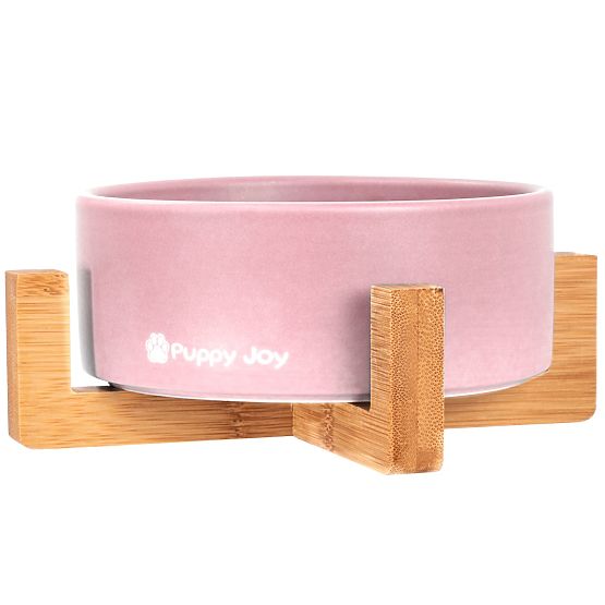 Ceramic Bowl for Dog or Cat Pink PJ-032