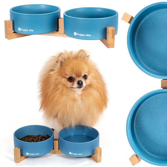 Ceramic Bowls for Dogs or Cats Blue PJ-080
