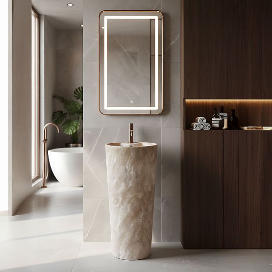 Ceramic Freestanding Washbasin Blanka Savana Matt