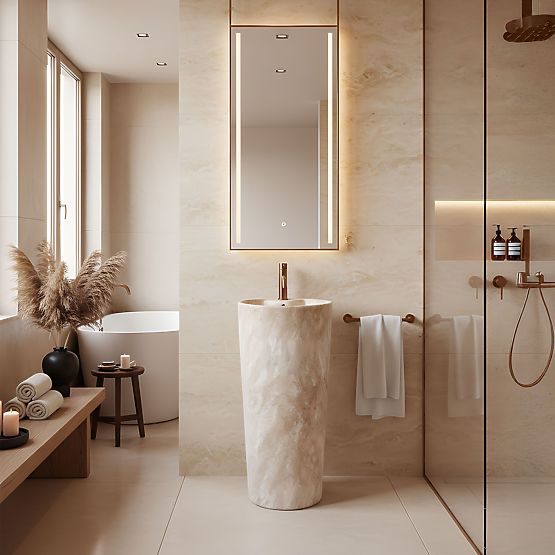 Ceramic Freestanding Washbasin Blanka Savana Matt