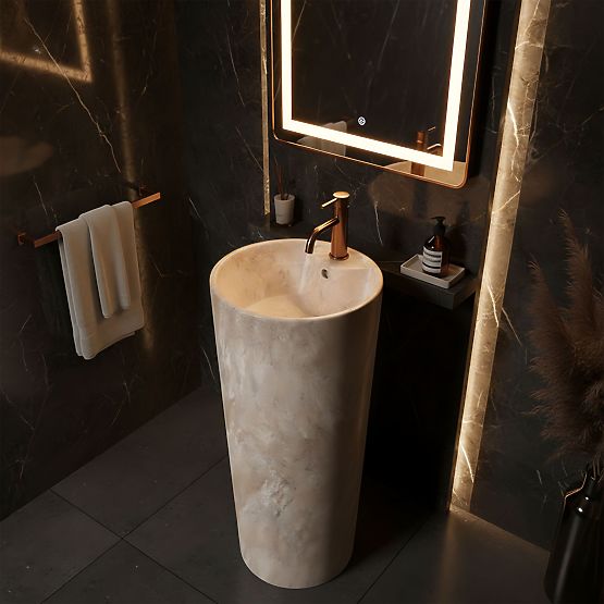 Ceramic Freestanding Washbasin Blanka Savana Matt