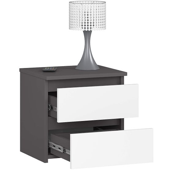 CHEST OF DRAWERS CL2 2SZ CLP GRAPHITE GRAY / WHITE