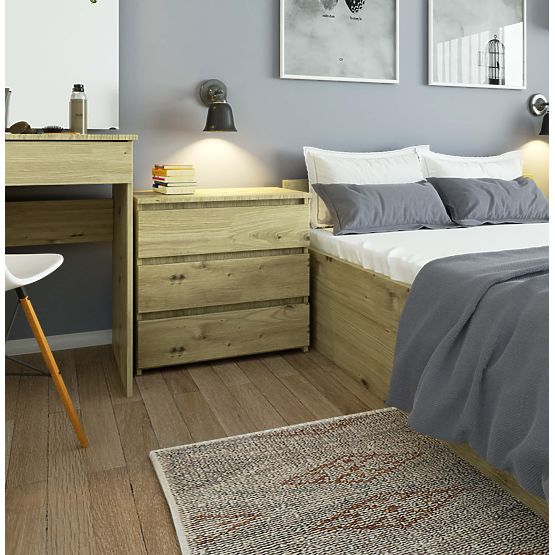 CHEST OF DRAWERS CL3 3SZ CLP PK OAK ARTISAN