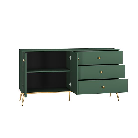 Chest of drawers Forest larger - green