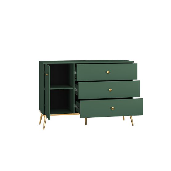 Chest of drawers Forest smaller - green