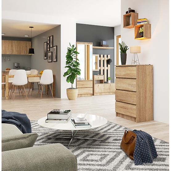 CHEST OF DRAWERS K 60 cm 4 DRAWERS PK OAK SONOMA