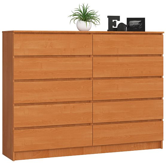 CHEST OF DRAWERS K160 10SZ CLP ALDER