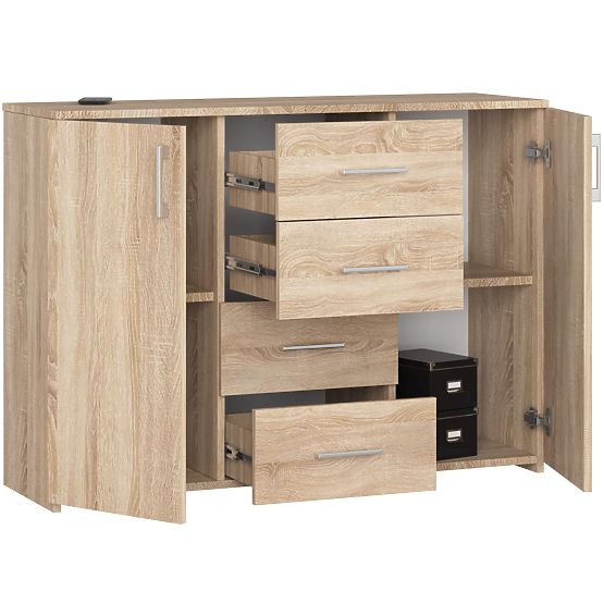 CHEST OF DRAWERS K45 PK OAK SONOMA
