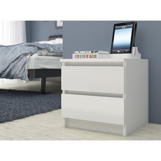CHEST OF DRAWERS K60 2SZ CLP PK WHITE