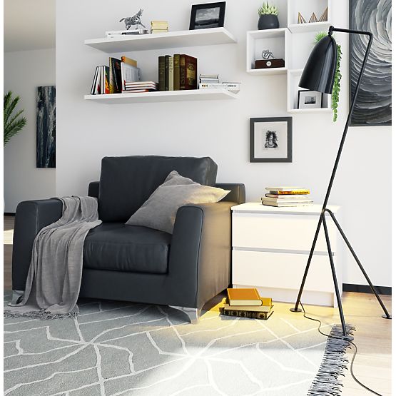 CHEST OF DRAWERS K60 2SZ CLP PK WHITE