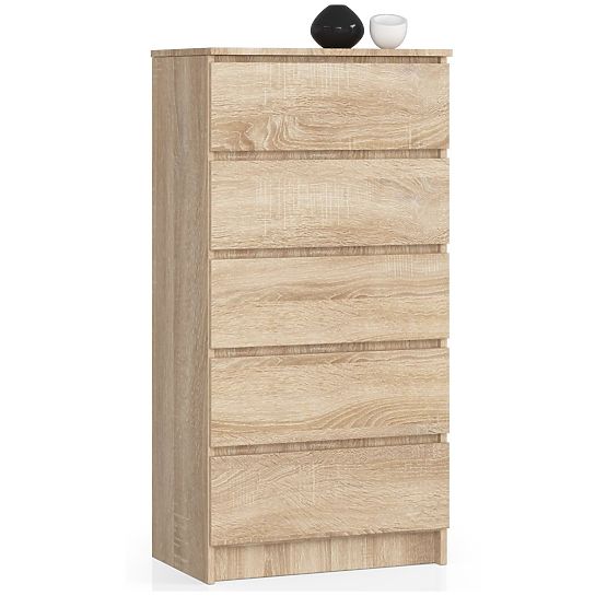CHEST OF DRAWERS K60 5SZ CLP PK OAK SONOMA