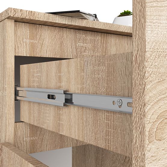 CHEST OF DRAWERS K80 2D 1SZ CLP PK OAK SONOMA