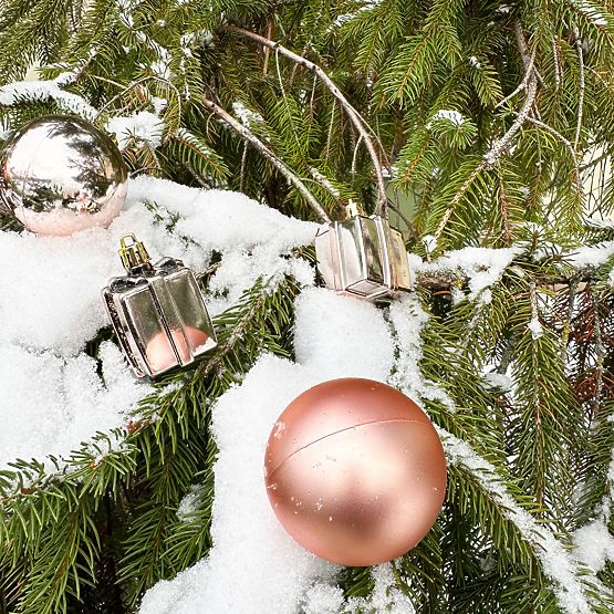 CHRISTMAS BALL MIX 311437 pink