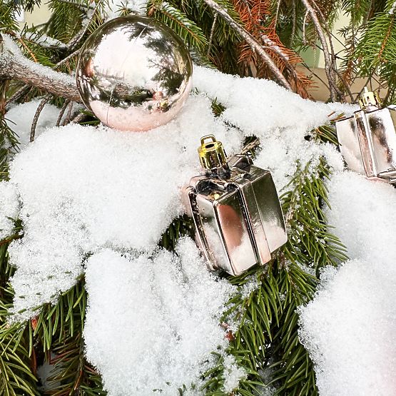 CHRISTMAS BALL MIX 311437 pink