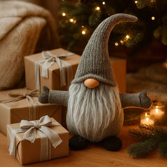 Christmas Elf 35 cm YX045 GREY